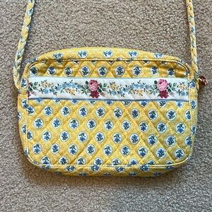 Vera Bradley Elizabeth yellow crossbody bag